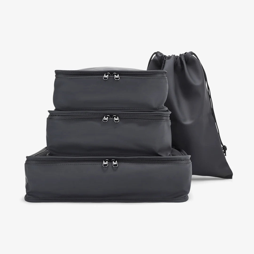 Packing Cubes Set of 4 in Black