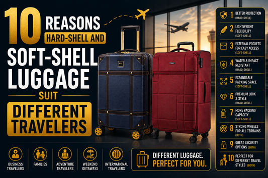 10 Reasons Hard-Shell and Soft-Shell Luggage Suit Different Travelers