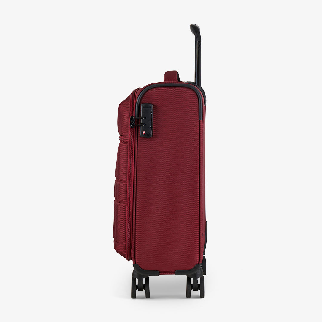 Tokyo Small Suitcase in Wine Red