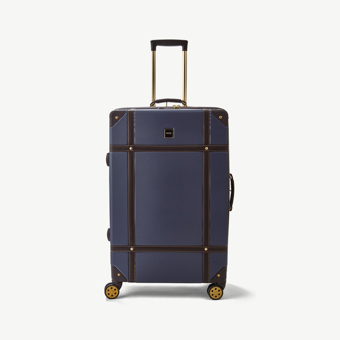 Vintage Large Suitcase in Navy