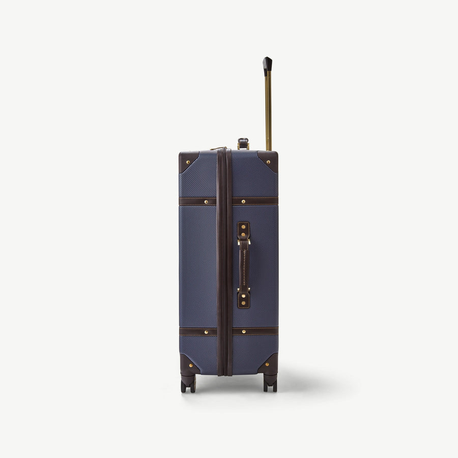 Vintage Set of 3 Suitcases in Navy