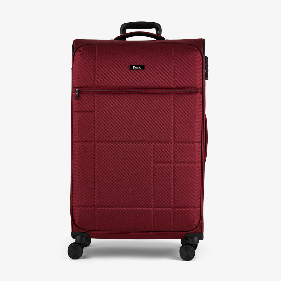 Tokyo Set of 3 Suitcases in Wine Red