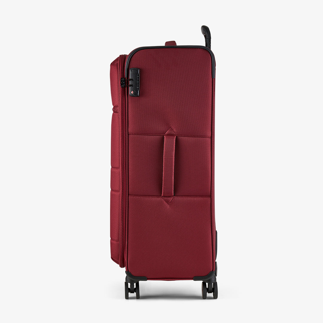 Tokyo Set of 3 Suitcases in Wine Red