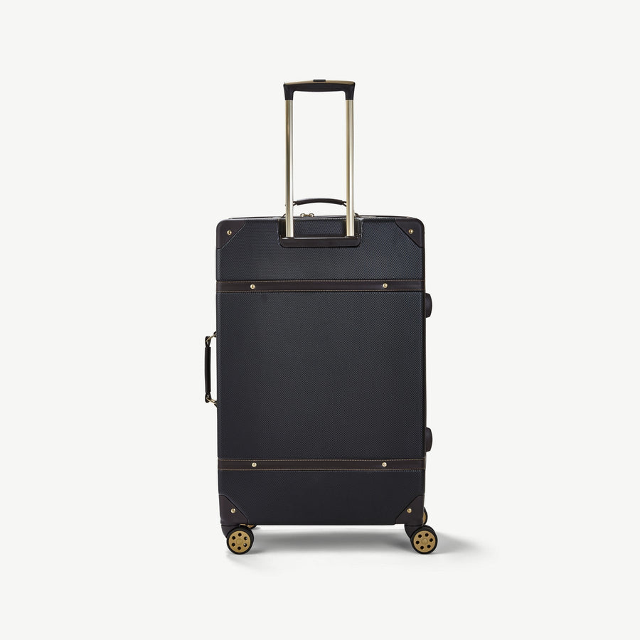 Vintage Large Suitcase in Black