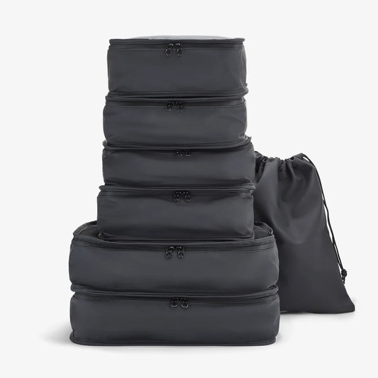 Packing Cubes Set of 7 in Black