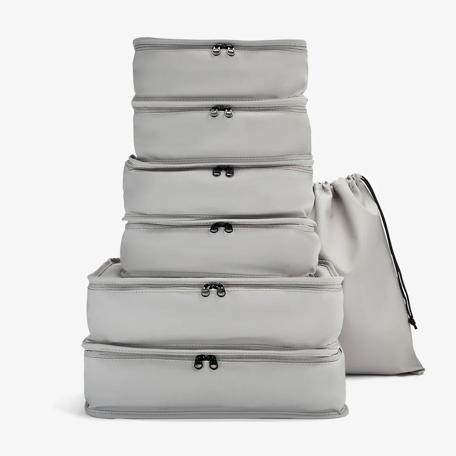 Packing Cubes Set of 7 in Grey