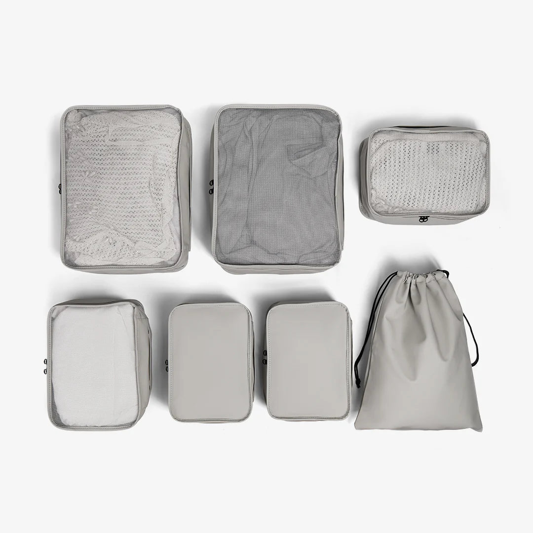 Packing Cubes Set of 7 in Grey