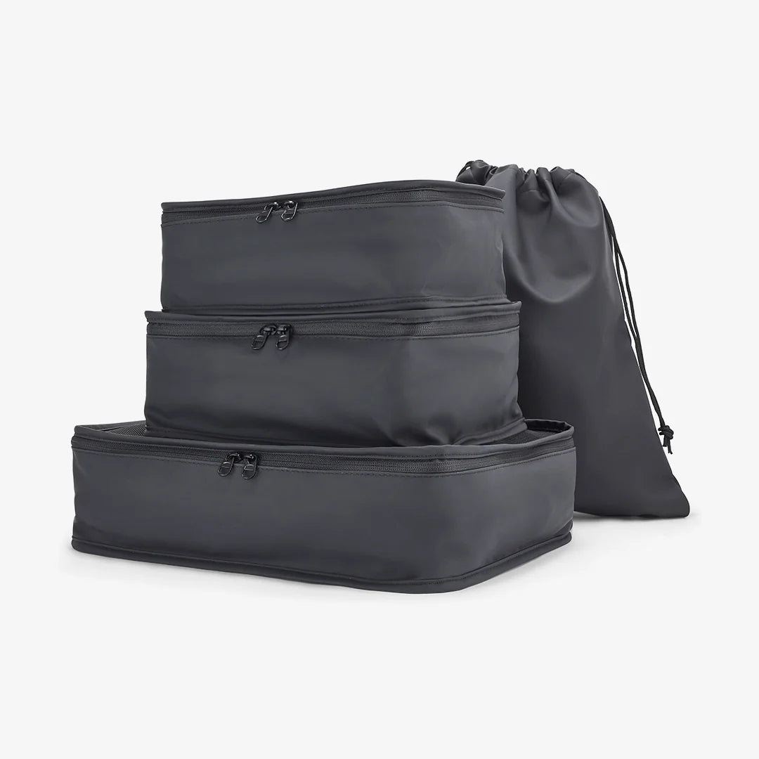 Packing Cubes Set of 4 in Black