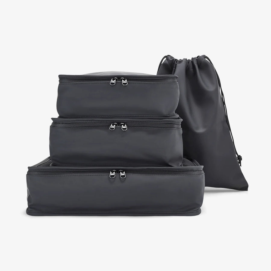 Packing Cubes Set of 4 in Black