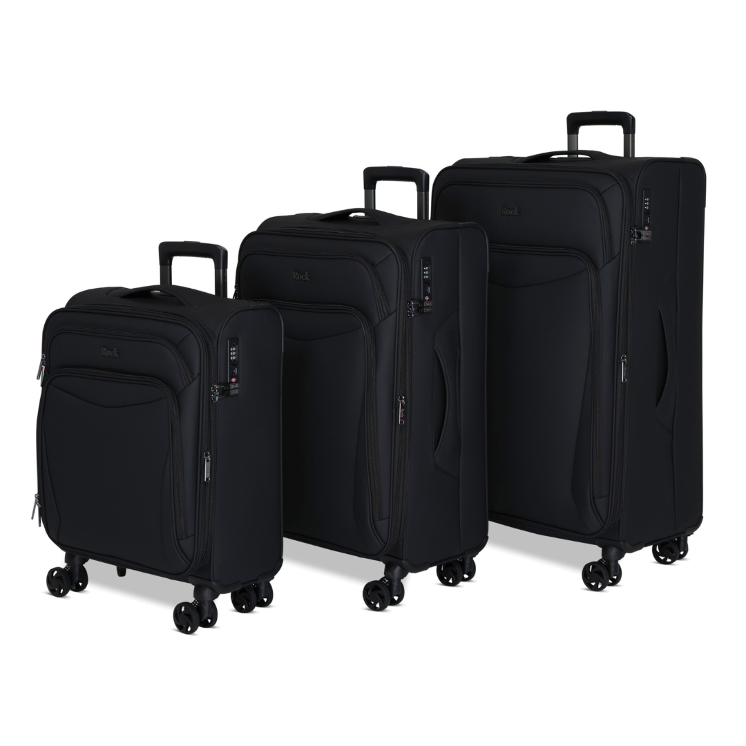 Vitality Set of 3 Suitcase in Black