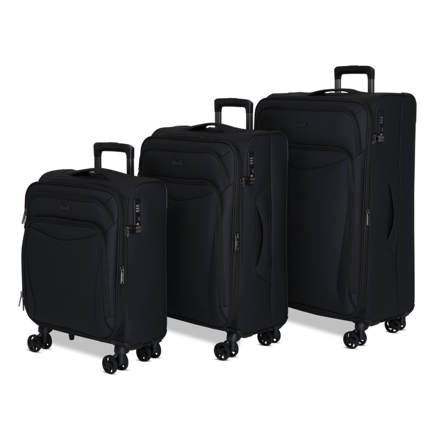 Vitality Set of 3 Suitcase in Black