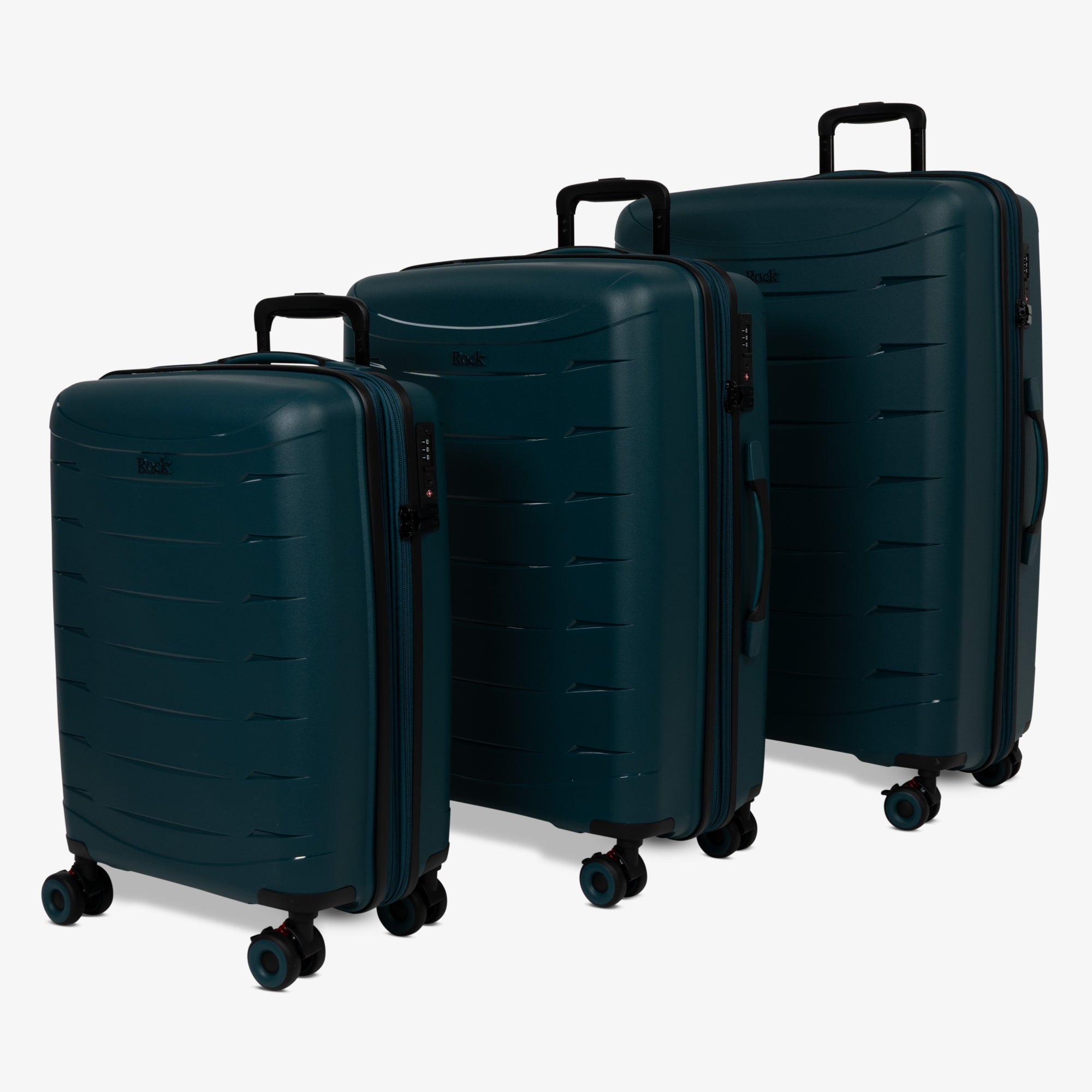 Resiliant Set of 3 Suitcase in Teal